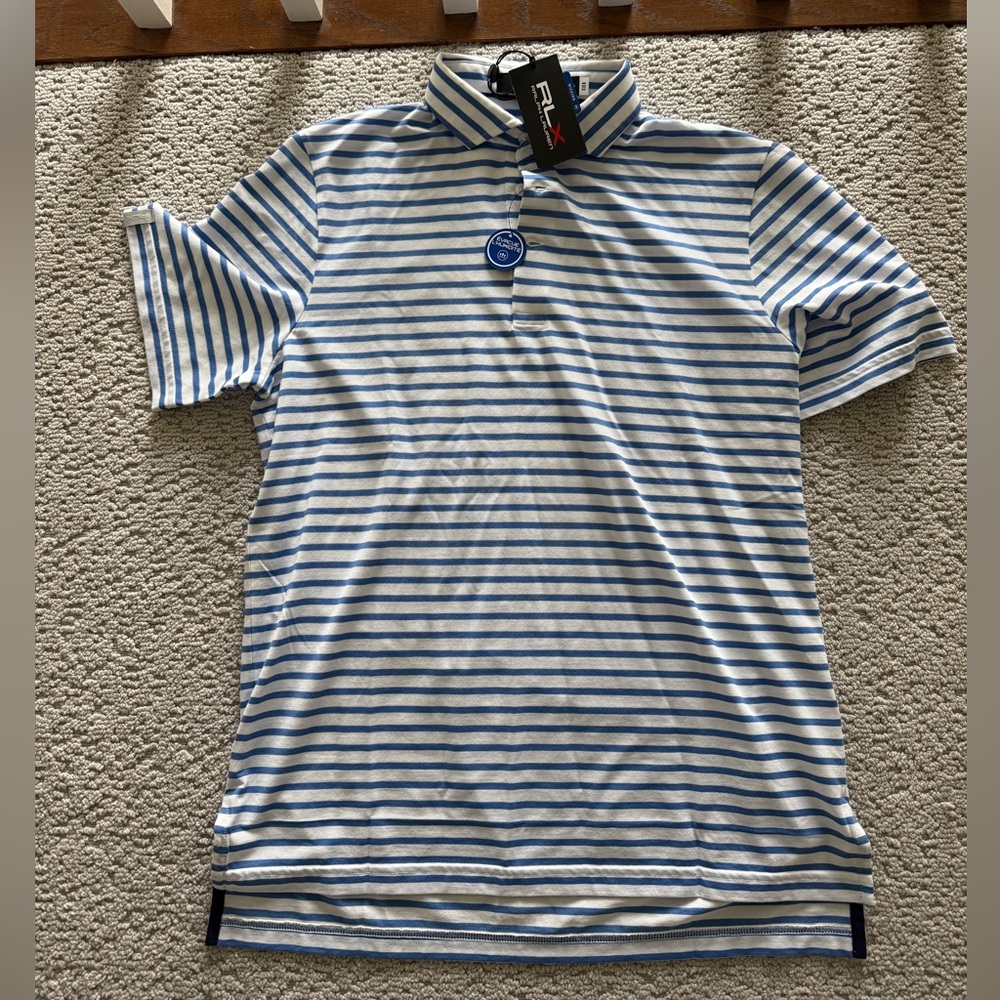 Ralph Lauren RLX Men’s Striped Polo - NWT size M